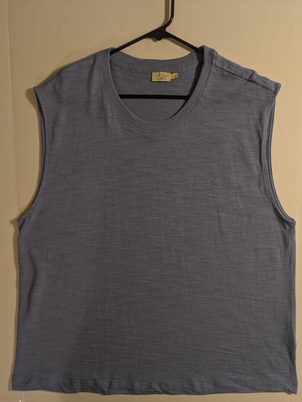 Faherty Women's Sleeveless Crew Tank - Light Blue- XL (NWOT)